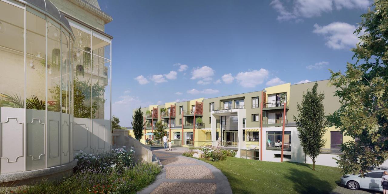 Domitys Le Domaine D'Agate Aparthotel Soissons Exterior photo